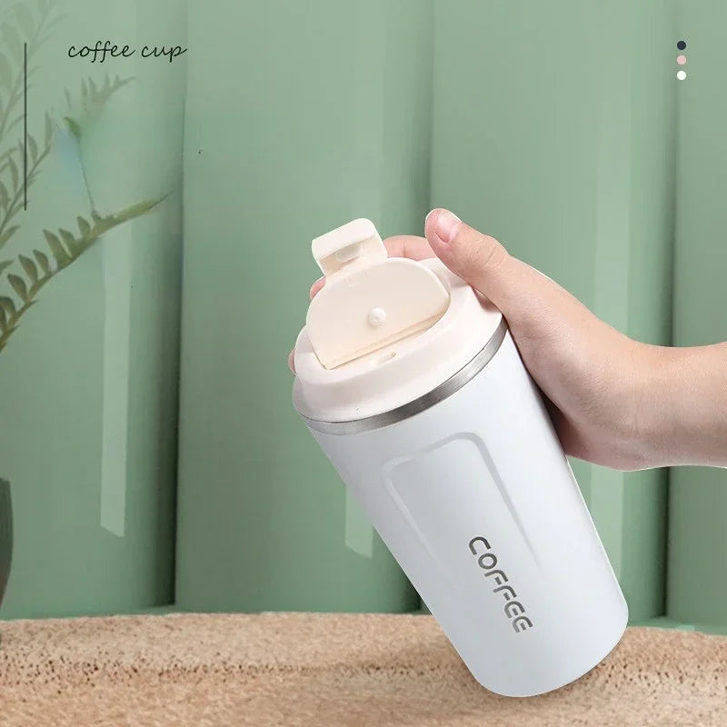 Stainless Steel Thermal Mug Thermal for Coffee Water Bottle Leakproof Travel Drinkware Travel Thermal Mug