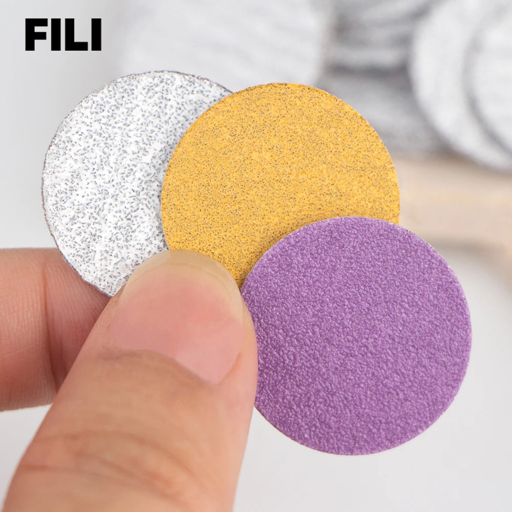 Professional Replaceable Sanding Paper 25 MM Pedicure Disc 
Foot Dead Skin Cuticle Callus Removal Foot Rasp Files Sandpaper Tools