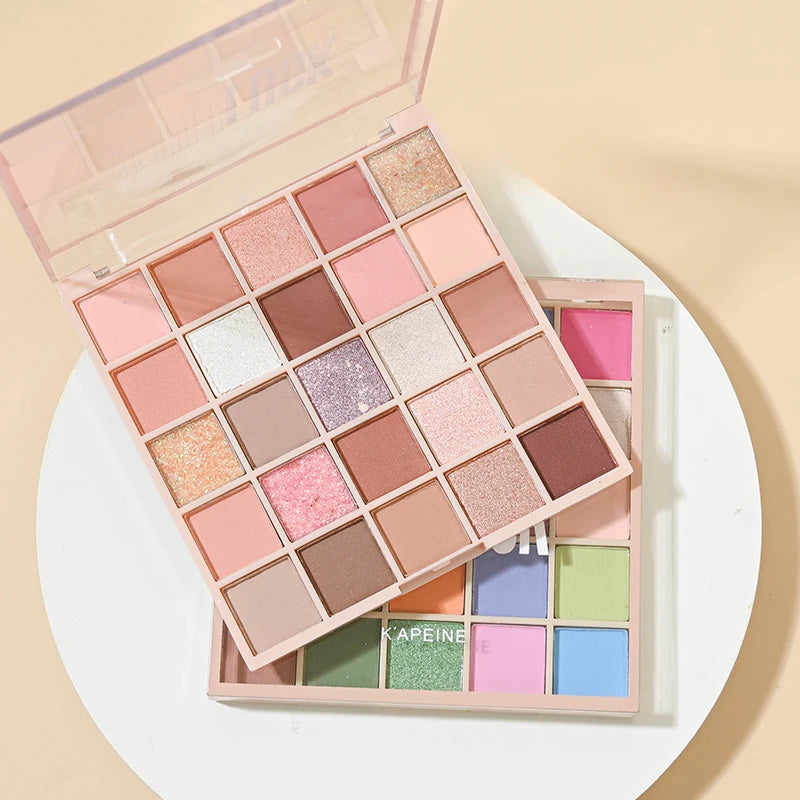 Cool Low Saturation 25 Color Eyeshadow Plate 2024 New Pearl Matte Color