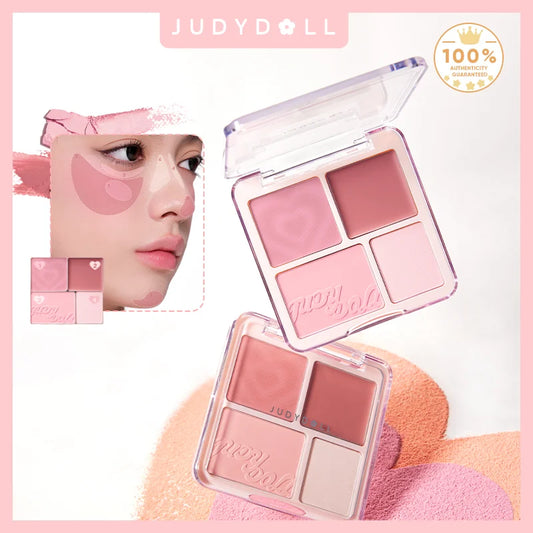 Judydoll Orange Blush Highlight Palette Blush Cream 
Blush Palette Expanding Color Matte Highlight Brightening Face Makeup
