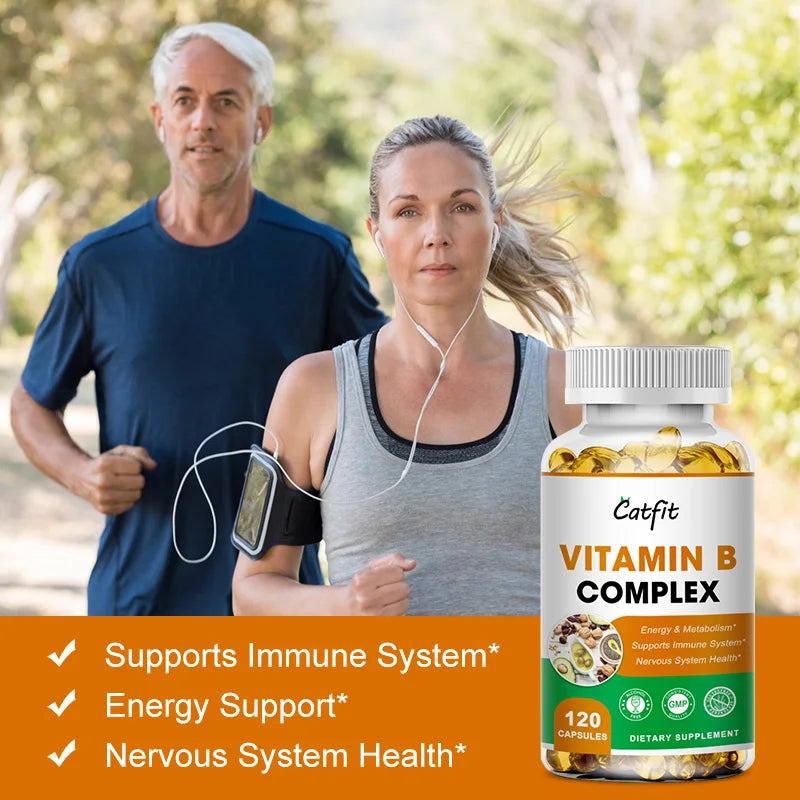 Vitamin B Complex Supplement,
 Supports Energy, Immune Health, Antioxidant Supplement