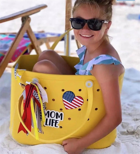 Summer beach bag rubber handbag,  outdoor travel, beach swimming bag, waterproof bag