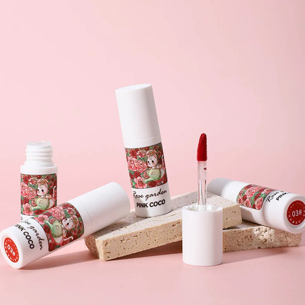 Lip Mud Liquid Lipstick Waterproof Nude Lip Gloss Long Lasting