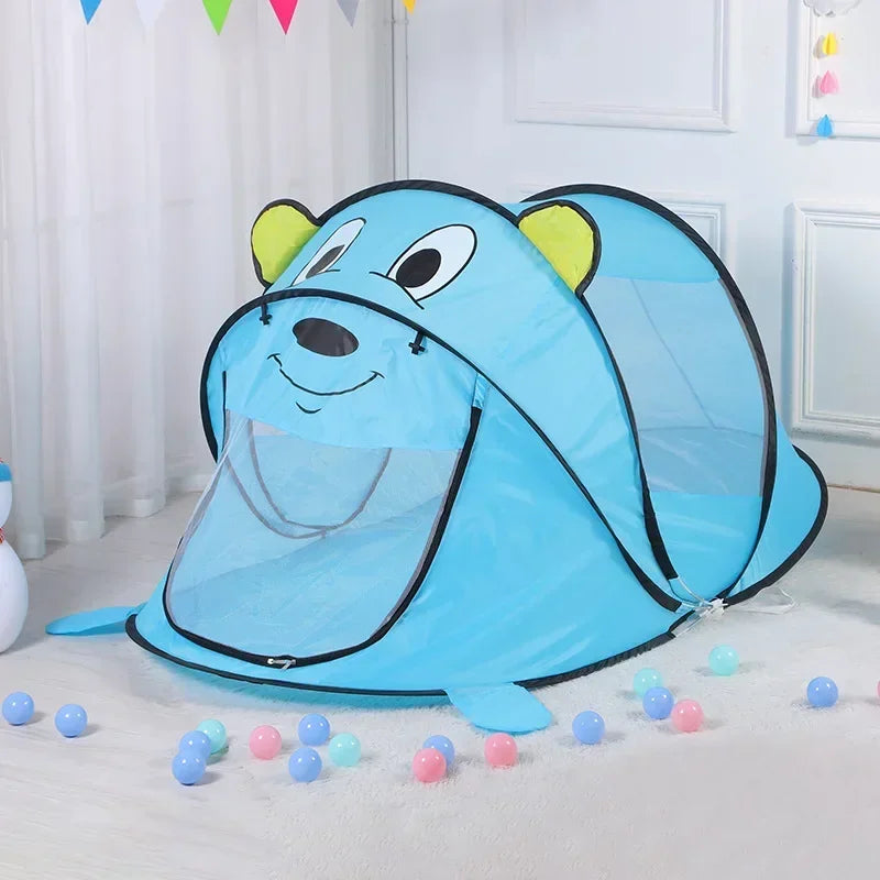 New Portable Tiger kids' Tent Cartoon Animal Children 
Play House Outdoors Pop Up Toy Tent Indoor Net Baby Ball Pit Pool Dropship