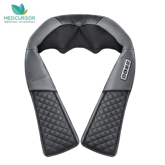 Electric Neck And Back Massager Neck And Shoulder
 Kneading Massage Pillow Neck Cervical Back Massage Shawl
