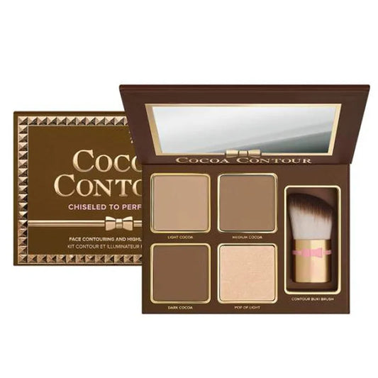 4 Colors Eyeshadow Palette with Brush Facial Contouring Highlight 
High Quality