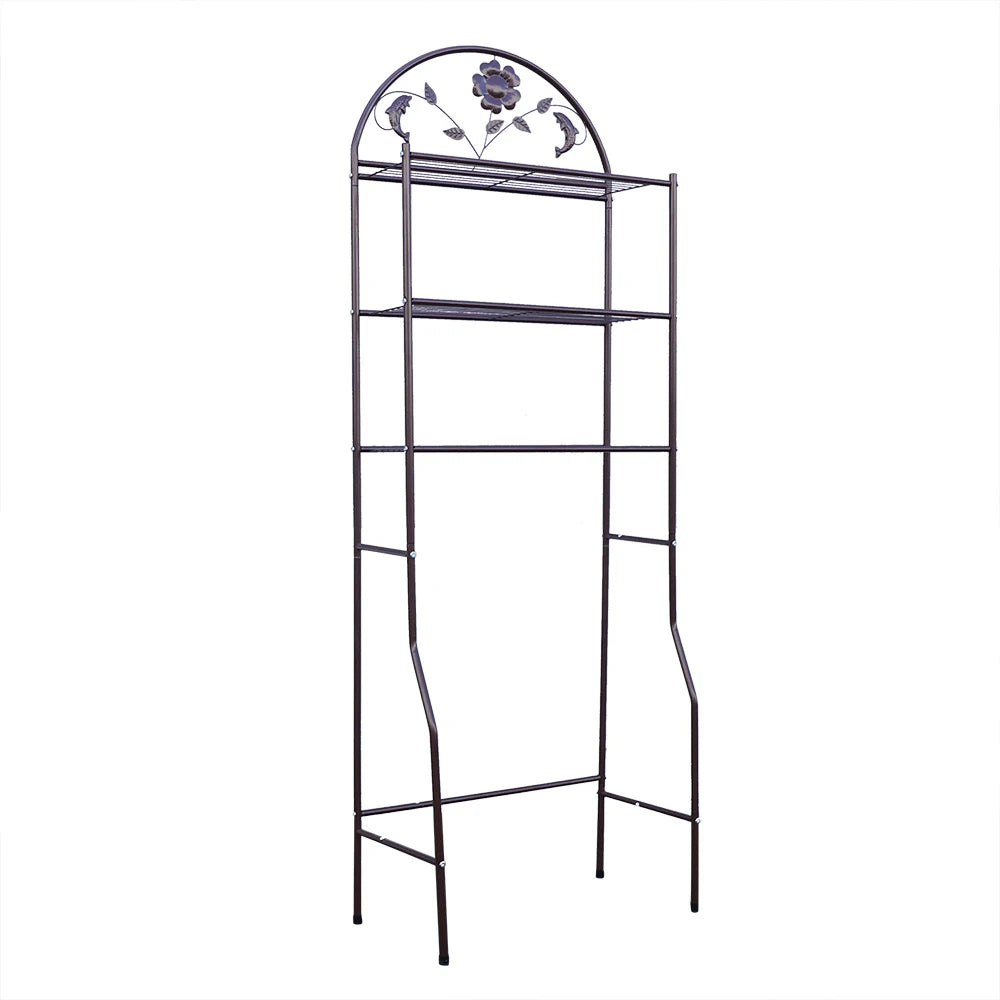 Toilet Storage Rack Metal Over-The-Toilet Storage Shelf  Space Saving for Bathroom