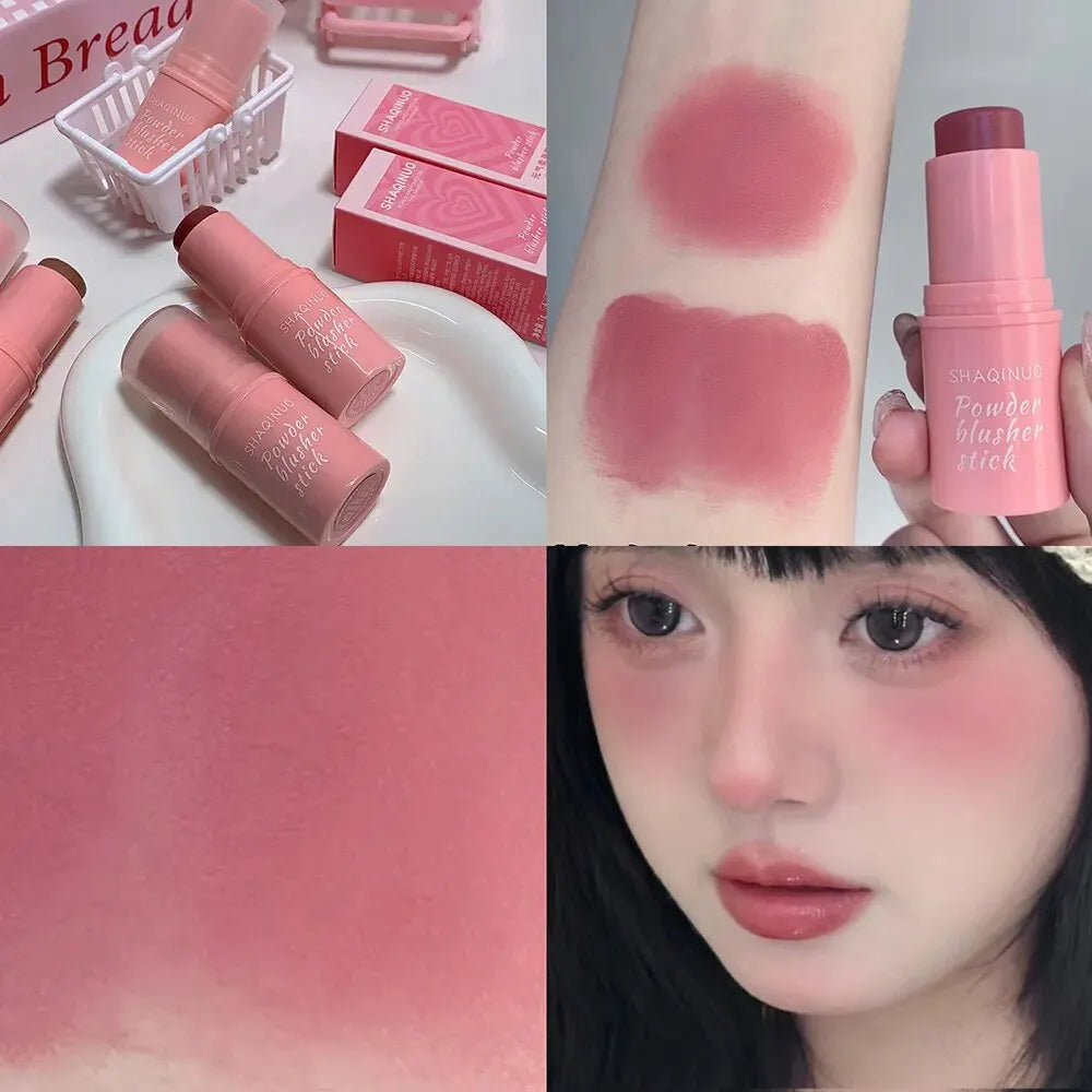 Velvet Matte Smooth Blush Stick Long-lasting 
Low Saturation Natural Makeup Effect