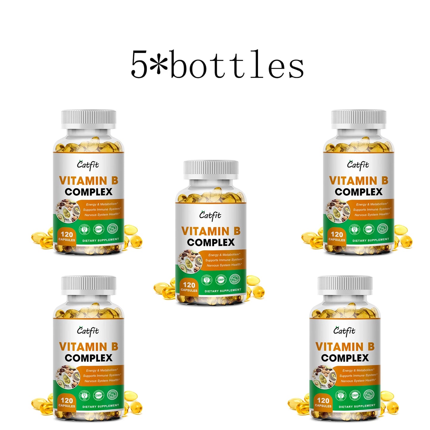 Vitamin B Complex Supplement,
 Supports Energy, Immune Health, Antioxidant Supplement