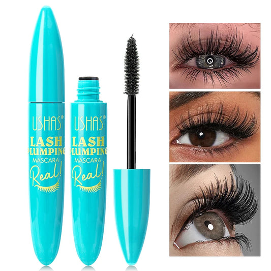 Ultra Long Lasting Mascara 4D Waterproof Mascara Liquid Fiber 
 360 Degree Spiral Brush Eyelashes Extension Makeup