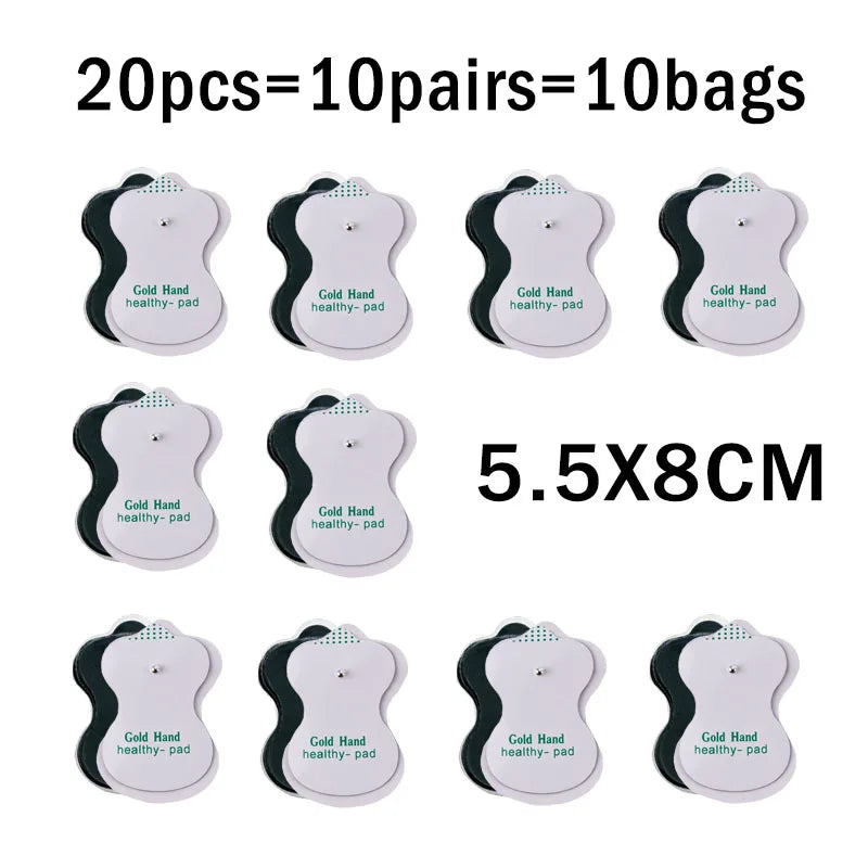10/20Pcs High Quality Nerve Stimulator Silicone Gel Electrode Pads
 for Tens Electrodes Digital Therapy Machine Body Massage Tool