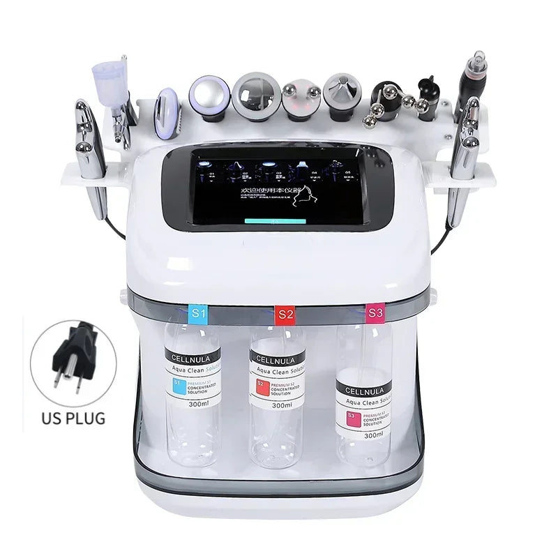 New Arrival! 10 In 1 H2o2 Aqua Peeling Lift Skin Bubble Moisturizer
 Oxygen Hydrofacial Machine, Skin Care Cleansing Facials
