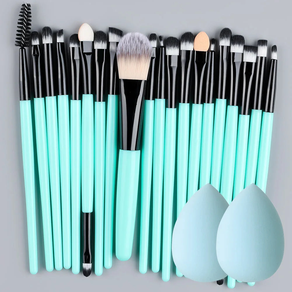 20Pcs Makeup Brush Set Eye Shadow Brush Full Set Beauty Makeup Concealer Brushes