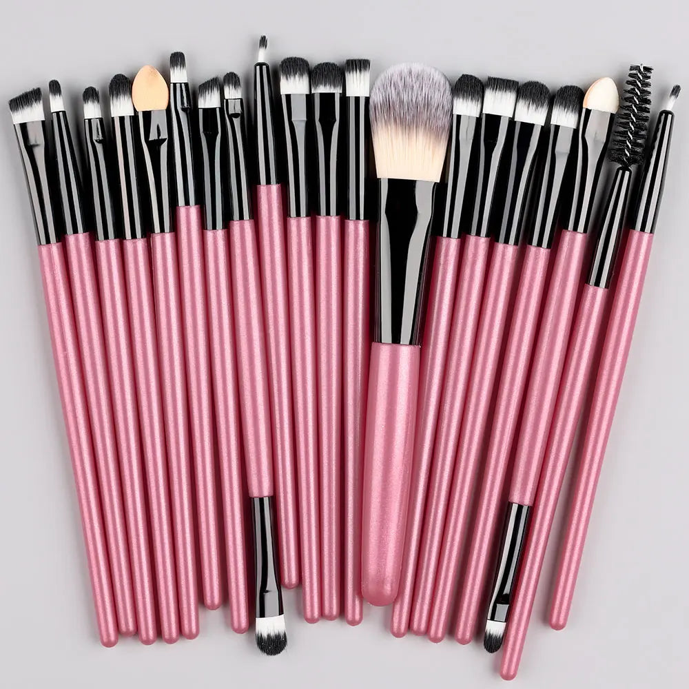 20Pcs Makeup Brush Set Eye Shadow Brush Full Set Beauty Makeup Concealer Brushes