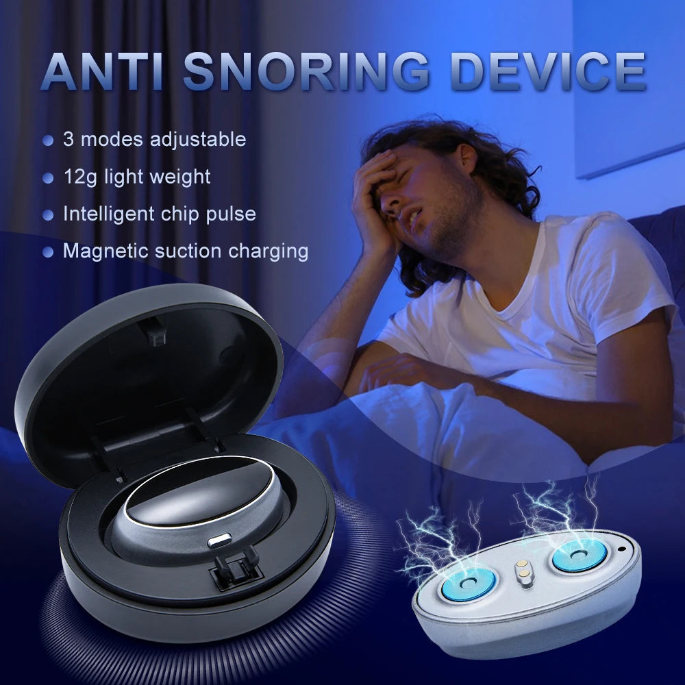 Smart Anti-Snoring Device EMS Anti Snore Solution 
Nerve Stimulation Chin Strap Snoring Prevention Sleep Aids