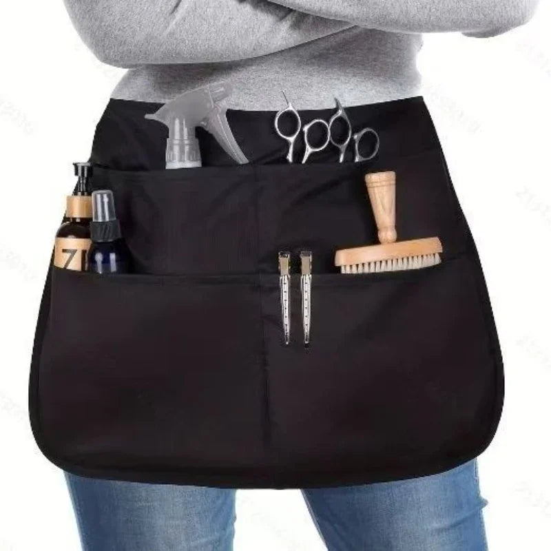 Hairdresser Apron Black Professional Waterproof  Apron Hair Salon Tools