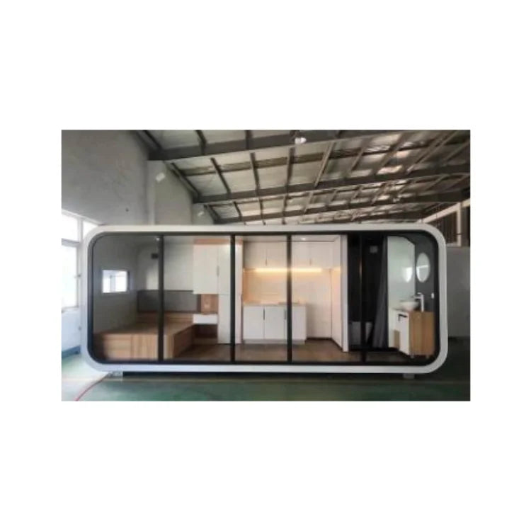 20ft 40ft Outdoor Hotel Modern Extendable Popular Prefab House 
Tiny House Mobile Office Apple Cabin