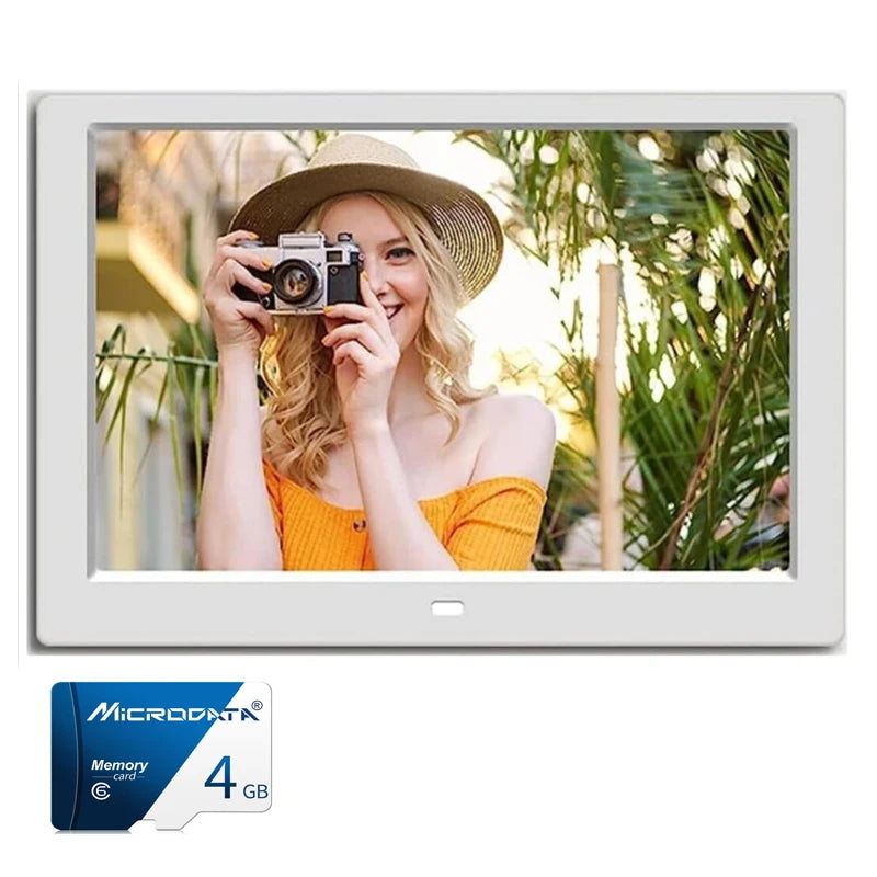 10 Inch Digital Photo Frame with 1280x800 IPS 
Screen Digital Picture Frame with 1080P Video Music Slideshow