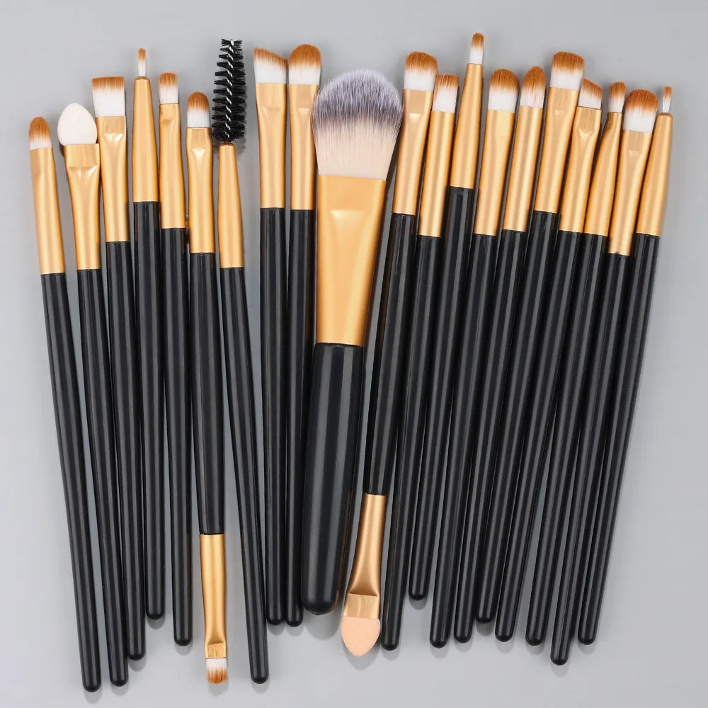 20Pcs Makeup Brush Set Eye Shadow Brush Full Set Beauty Makeup Concealer Brushes