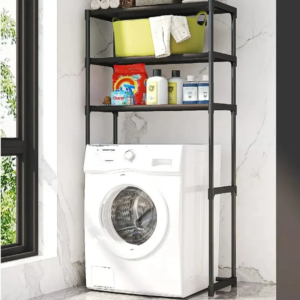 Toilet Storage Rack, Multilayer Washing Machine Shelf Multifunctional Bathroom Accessories
