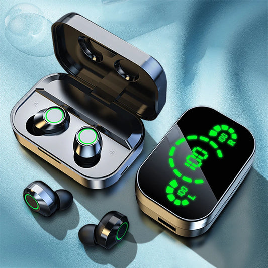 TWS Wireless Bluetooth Earphones Sport Stereo Headphones HiFi Music Earbuds With Built-in Microphone HD Call Gaming Headset