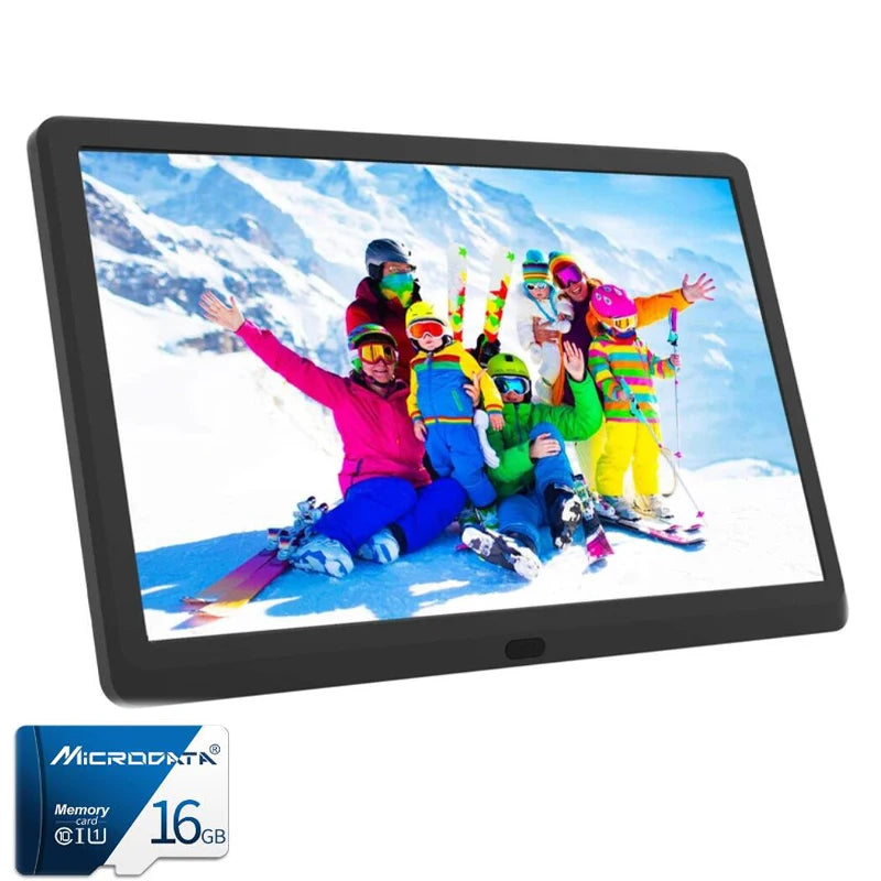 10 Inch Digital Photo Frame with 1280x800 IPS 
Screen Digital Picture Frame with 1080P Video Music Slideshow