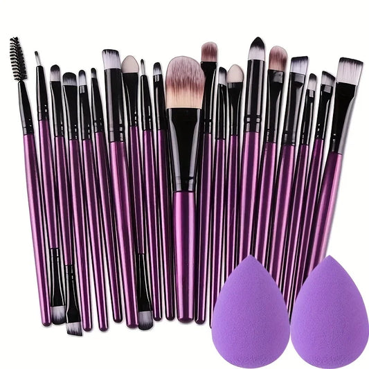 20Pcs Makeup Brush Set Eye Shadow Brush Full Set Beauty Makeup Concealer Brushes