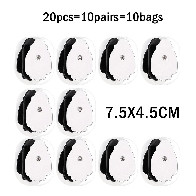 10/20Pcs High Quality Nerve Stimulator Silicone Gel Electrode Pads
 for Tens Electrodes Digital Therapy Machine Body Massage Tool