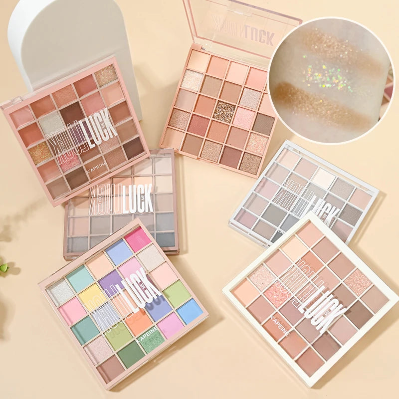 Cool Low Saturation 25 Color Eyeshadow Plate 2024 New Pearl Matte Color