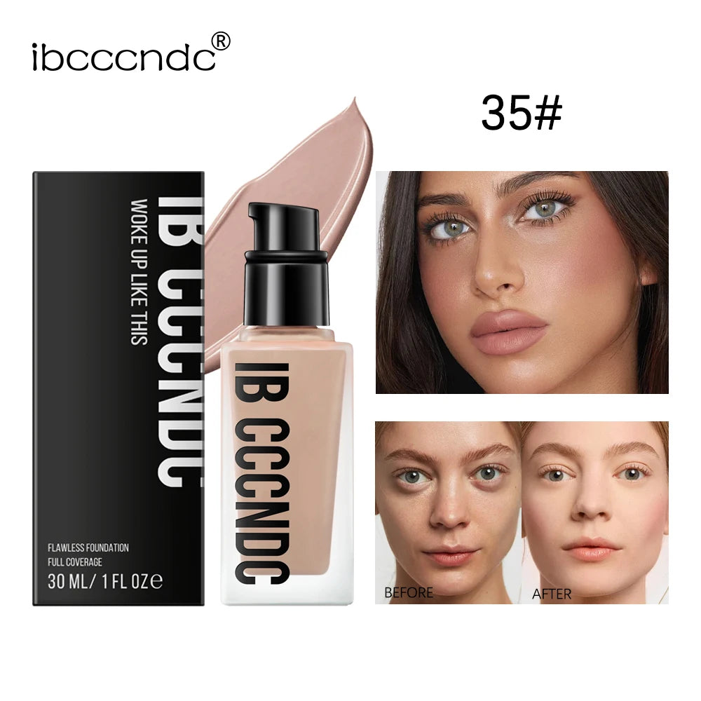 Flawless All Day 6 Color Waterproof Concealer Foundation Full Coverage Long Lasting Moisturizing