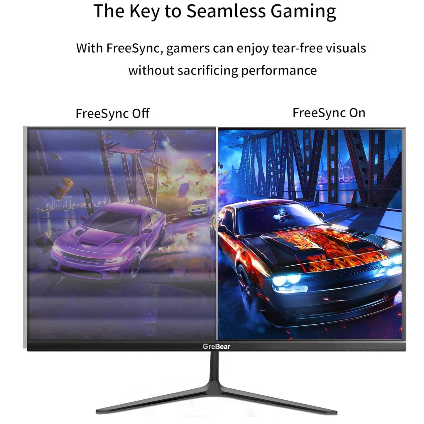 IPS Computer Monitor 24 Inch, FHD 1080p PC Monitor ,Ultra Slim, LED Low Blue Light An