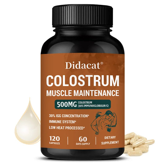 Bunkell Colostrum Supplement with IgG - 
Supports Muscle, Bone, Immune, Joint Health, Balanced Gut Flora and Gut Health