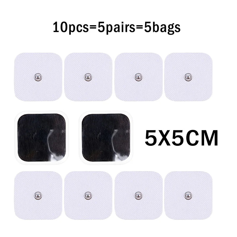 10/20Pcs High Quality Nerve Stimulator Silicone Gel Electrode Pads
 for Tens Electrodes Digital Therapy Machine Body Massage Tool