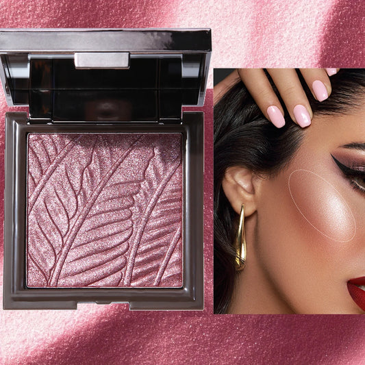 Purple sweet atmosphere blush pearlescent fine shimmer 
natural nude makeup vitality whitening blush
