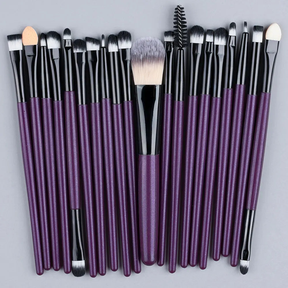 20Pcs Makeup Brush Set Eye Shadow Brush Full Set Beauty Makeup Concealer Brushes