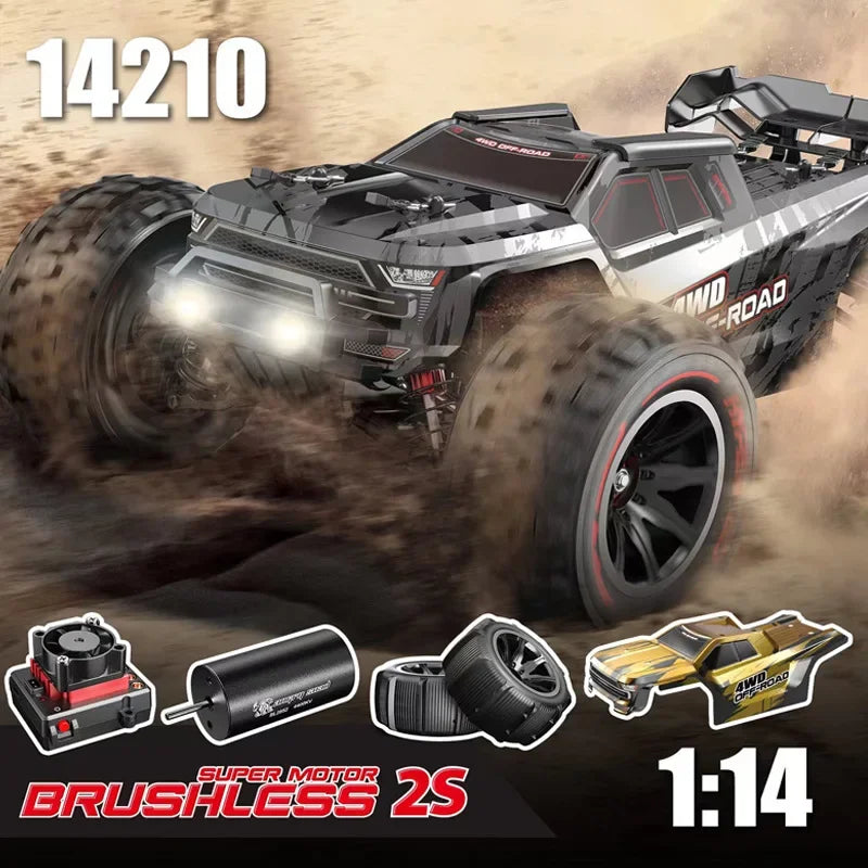 1/14 V2.0 Rc Remote Control Car  4WD Off-road Racing RC Truck Brushless