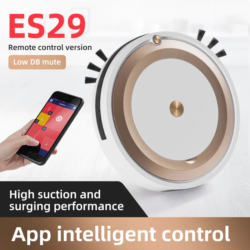 New Wet Mopping USB Rechargeable 5-in-1 Robot Vacuum Cleaner Automatic Cleaning