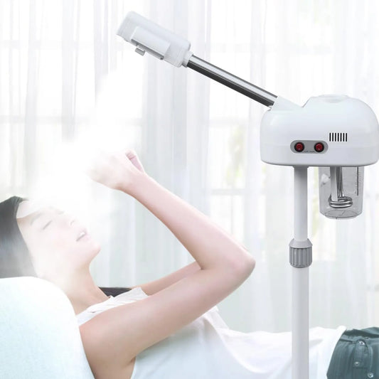 Professional Facial Steamer  Steam Machine with 360 Degree Rotating Nozzle Cleanses Skin Unclogs Pores