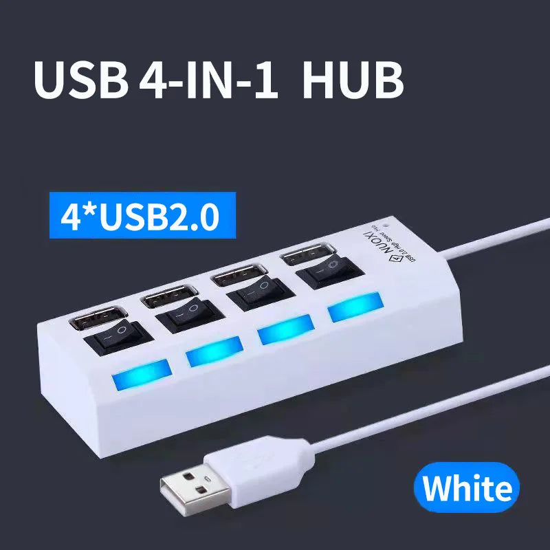 USB Hub 3.0 2.0 Multi USB High Speed Splitter Adapter
 4/7 Port Multiple Expander With Switch For PC Computer Accessories