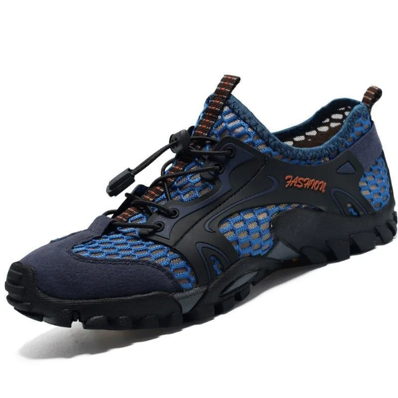 Breathable Sneakers Men Shoes Climbing Hiking Sneakers   Fits True to Size