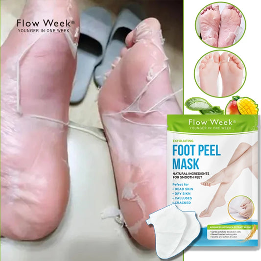 Foot Peel Mask, Exfoliating Peel Off Calluses Dead Skin Callus Remover Dry Cracked Feet,
 Baby Soft Smooth Touch Feet Skin