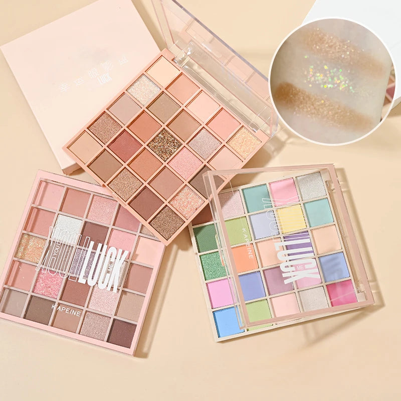 Cool Low Saturation 25 Color Eyeshadow Plate 2024 New Pearl Matte Color