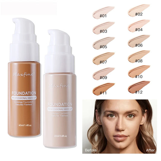 Liquid Foundation Effective Concealer Waterproof Sweat-resistant Makeup