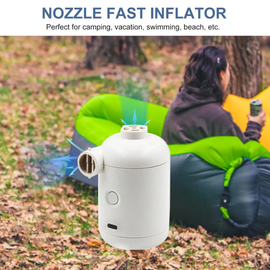 Electric Air Pump with 4 Nozzles Portable Air Pump USB Plug in