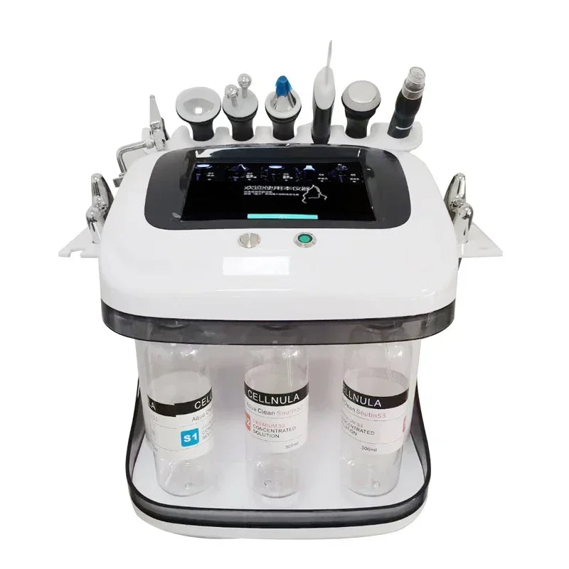 New Arrival! 10 In 1 H2o2 Aqua Peeling Lift Skin Bubble Moisturizer
 Oxygen Hydrofacial Machine, Skin Care Cleansing Facials