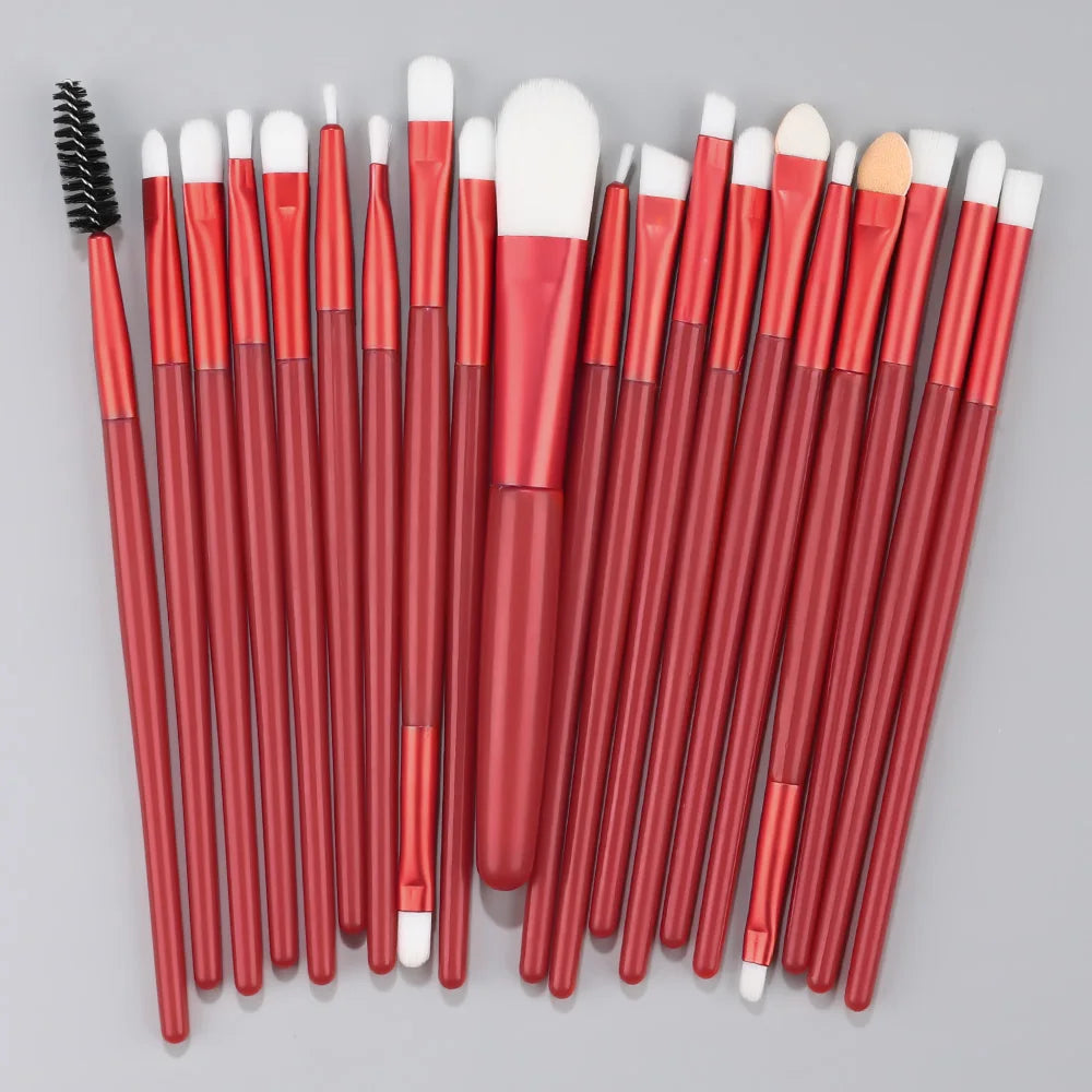 20Pcs Makeup Brush Set Eye Shadow Brush Full Set Beauty Makeup Concealer Brushes