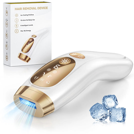 Laser Hair Removal with Ice Cooling Care Function for Women Men Hair Remover for anywhere on the body