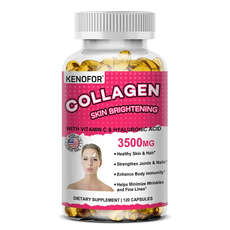 Vital Vitamins Collagen - Biotin, Hyaluronic Acid, Vitamin C 
- Collagen for Women - Anti-Aging Hair, Skin, Nails Beauty Complex