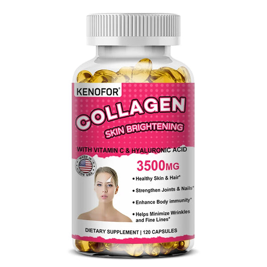 Vital Vitamins Collagen - Biotin, Hyaluronic Acid, Vitamin C 
- Collagen for Women - Anti-Aging Hair, Skin, Nails Beauty Complex