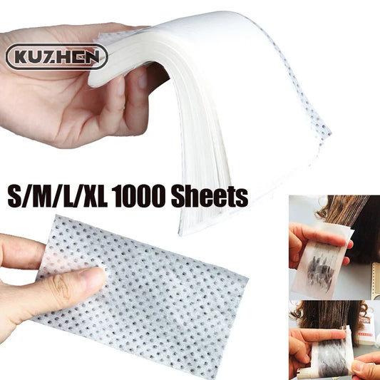 S/M/L/XL 1000 Sheets Thin Perm Papers Heat Resistant \
Blanching Papers Salon Disposable Perm Paper